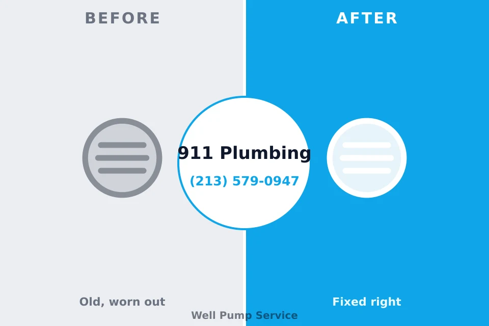 Before and after: plumbing repair Peach Lake, NY